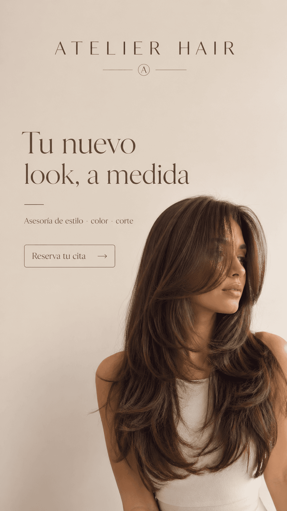 "Mechas que iluminan la cara."