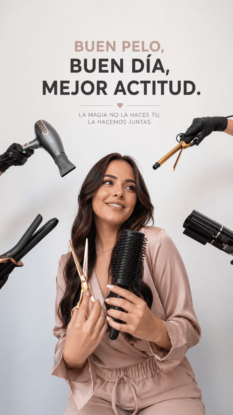"Buen pelo = mejor día 💇♀️"
